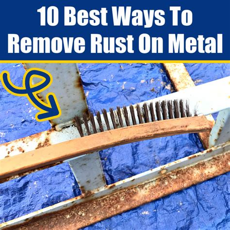 how to remove rust from metal furniture